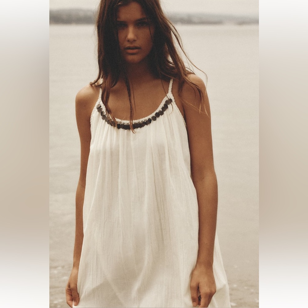 ZARA…coin midi dress